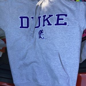 Vintage Duke Hoodie, Gray, Women’s Size Small